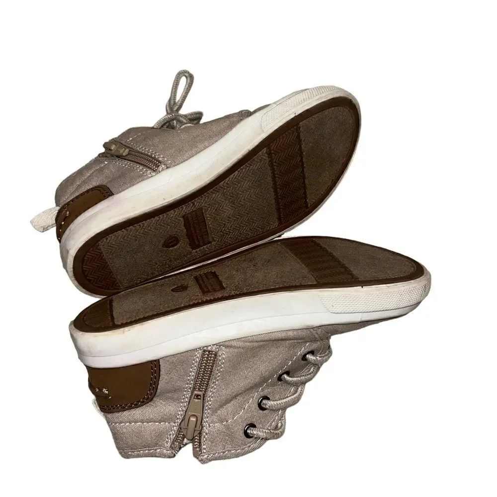OshKosh B’Gosh Genuine kids high top sneakers with side zippers size 11 youth‎